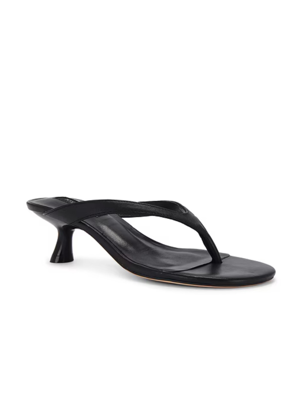 Tony Bianco Krista Sandals Black Thongs Kitten Heels shoes Revolve 5.5